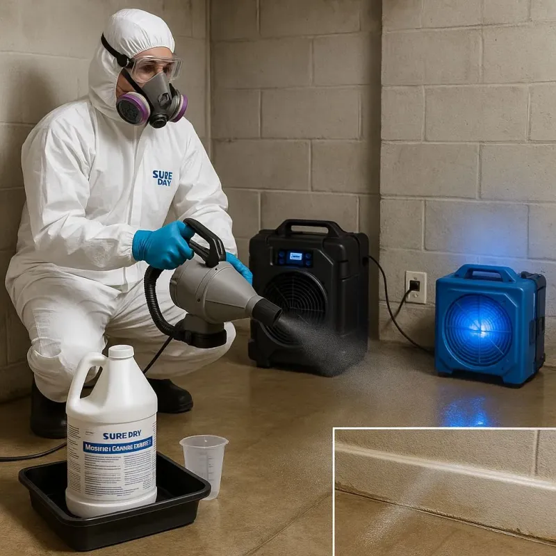 Sanitization and Odor Removal process in Deerfield, NH