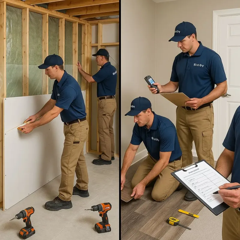 Repairs and Reconstruction process in Deerfield, NH